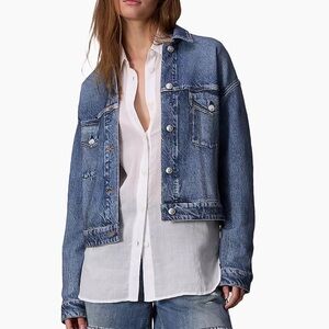 NWT! Rag & bone Miramar denim trucker jacket size small! 100% cotton!